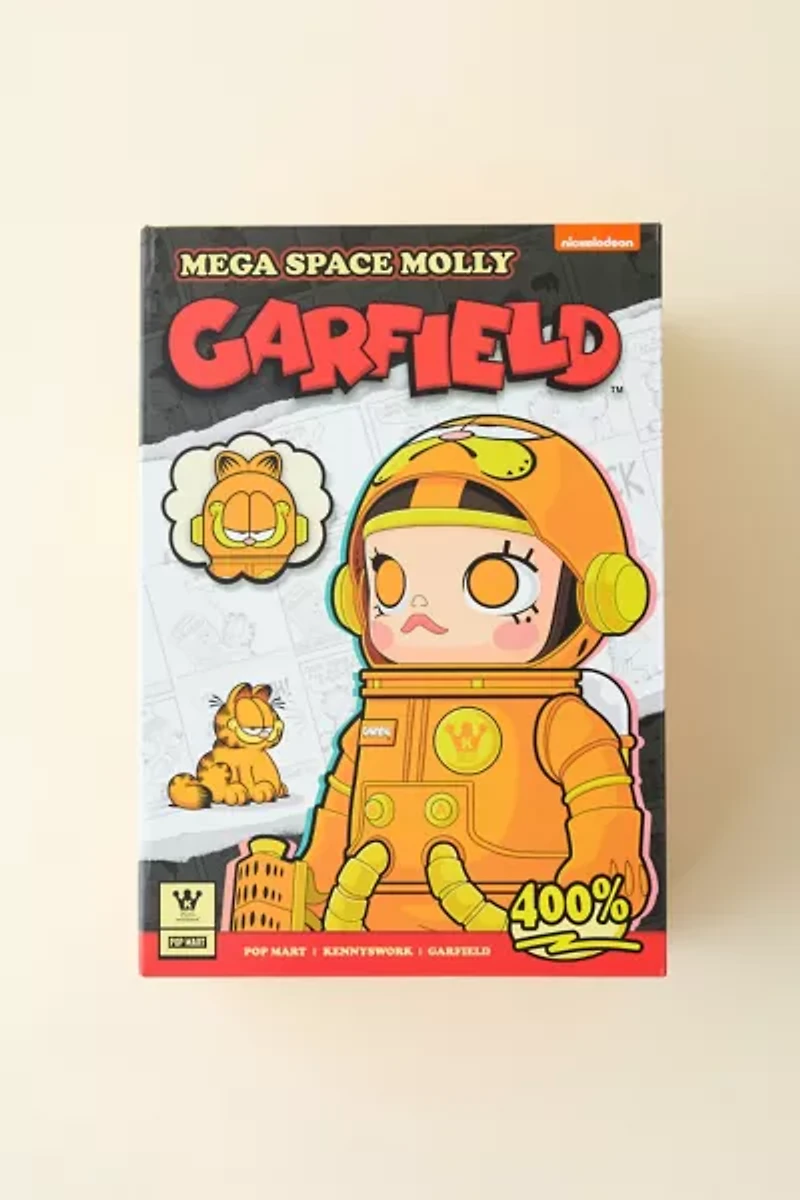 POP MART Mega Space Molly 400% Garfield Figure