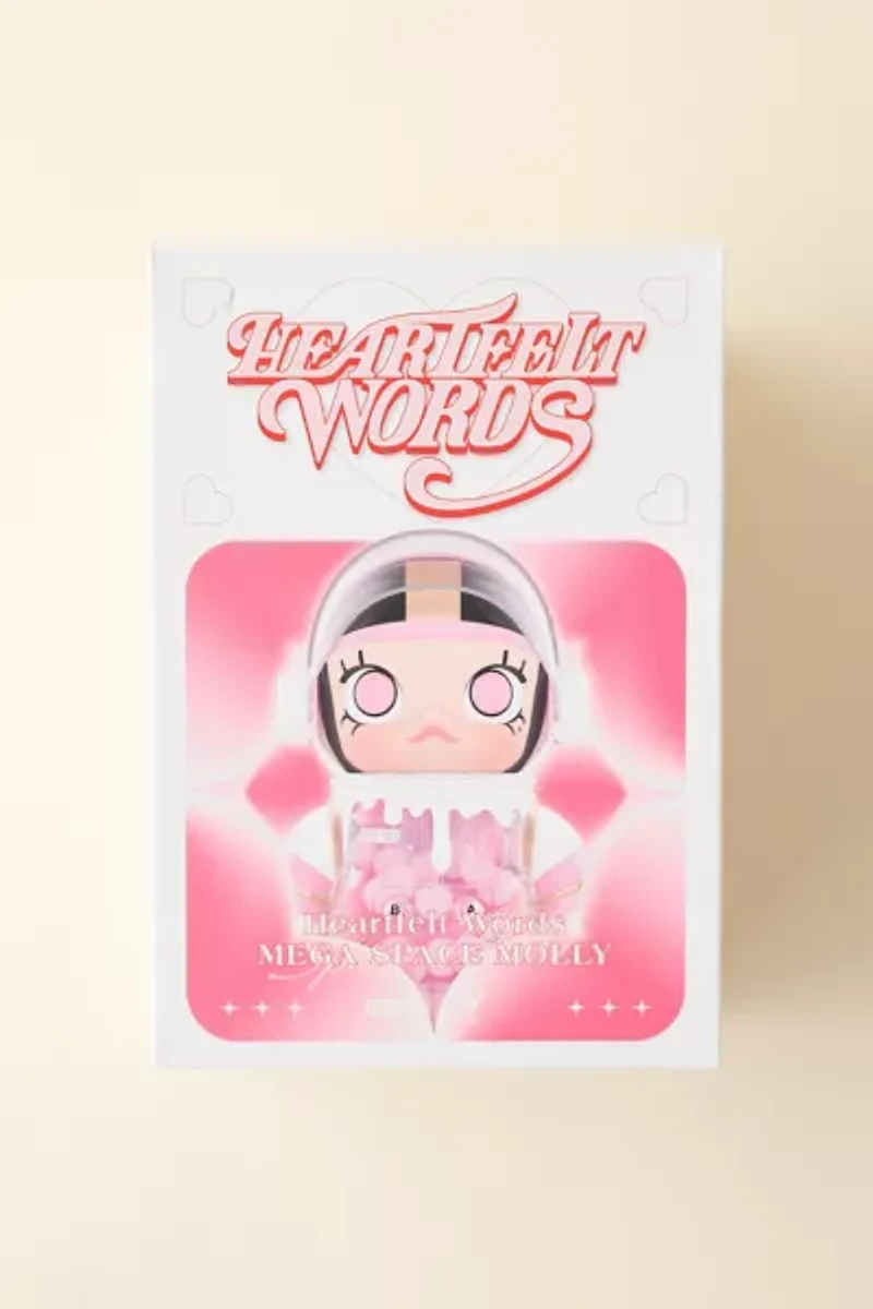 POP MART Mega Space Molly 400% Heartfelt Words Figure