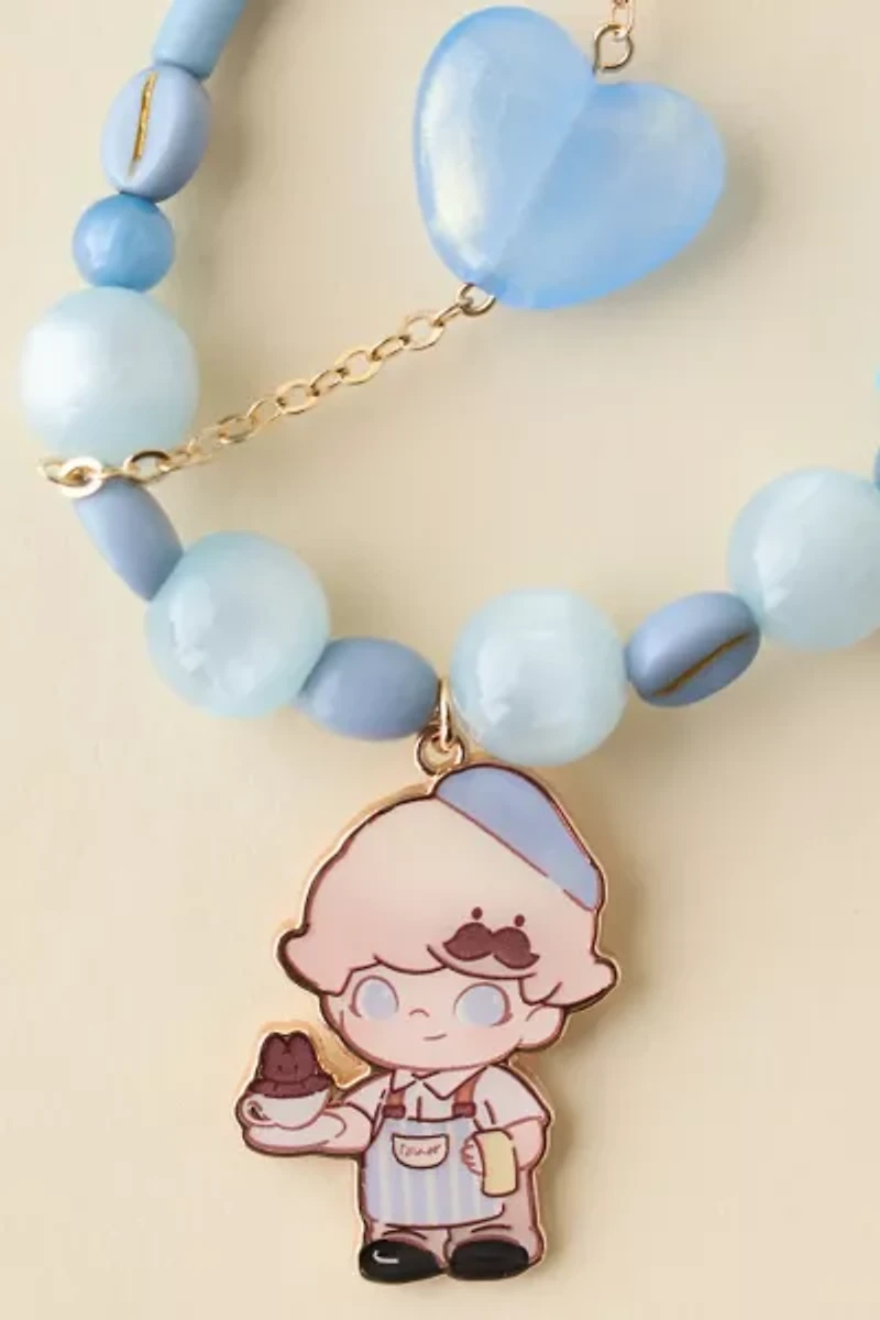 POP MART DIMOO Crush On Coffee Series Blind Box Phone Charm