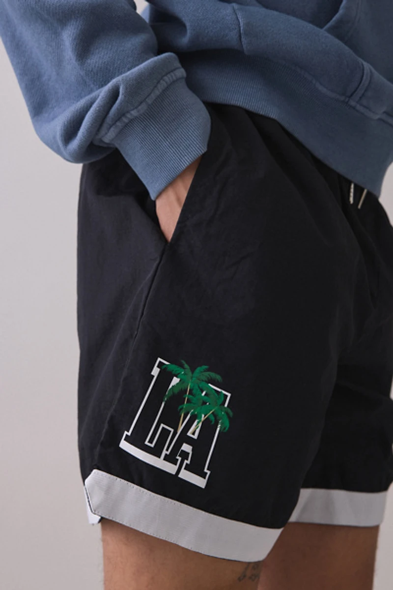 Mitchell & Ness MLB The City Los Angeles Dodgers Nylon Shorts