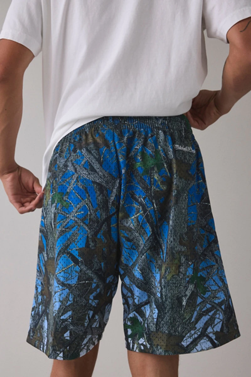 Mitchell & Ness Quiet Blaze MLB Los Angeles Dodgers Logo Camo Shorts