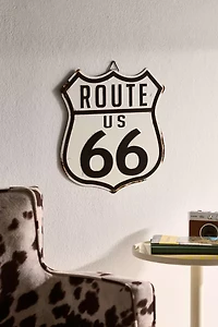 Route 66 Tin Wall Sign