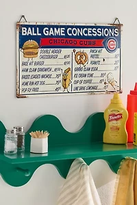 MLB Chicago Cubs Concession Metal Wall Sign