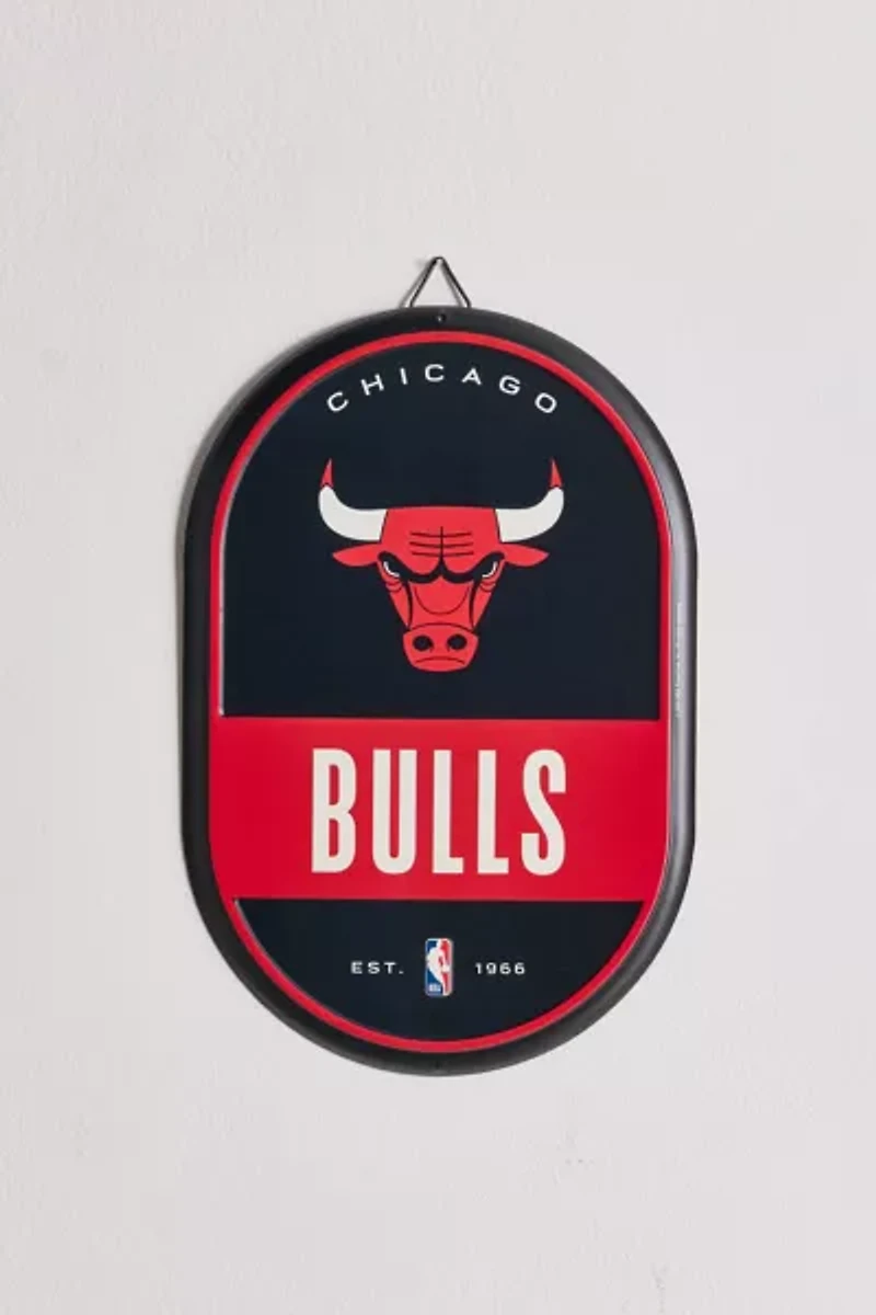 NBA Chicago Bulls Tin Pill Wall Sign