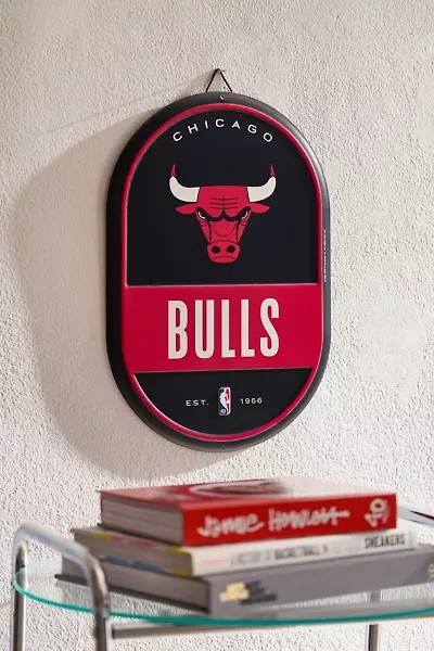 NBA Chicago Bulls Tin Pill Wall Sign