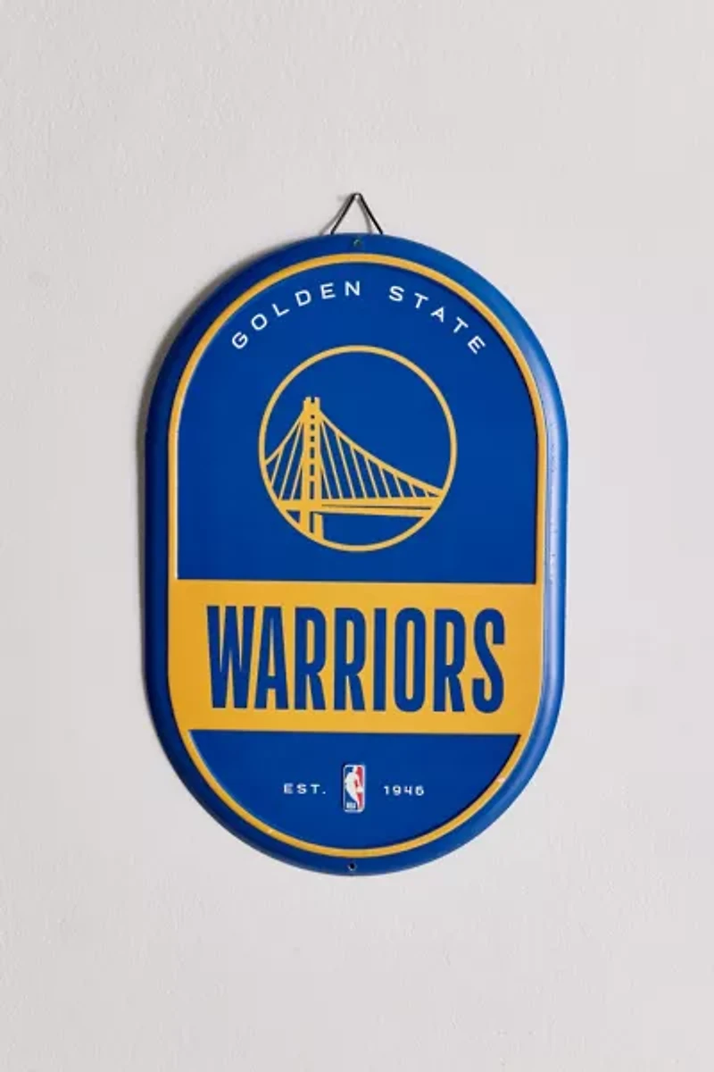 NBA Golden State Warriors Tin Pill Wall Sign