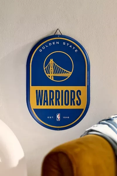NBA Golden State Warriors Tin Pill Wall Sign