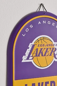 NBA Los Angeles Lakers Tin Pill Wall Sign