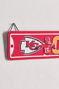 NFL Kansas City Chiefs Dr. Metal Street Sign