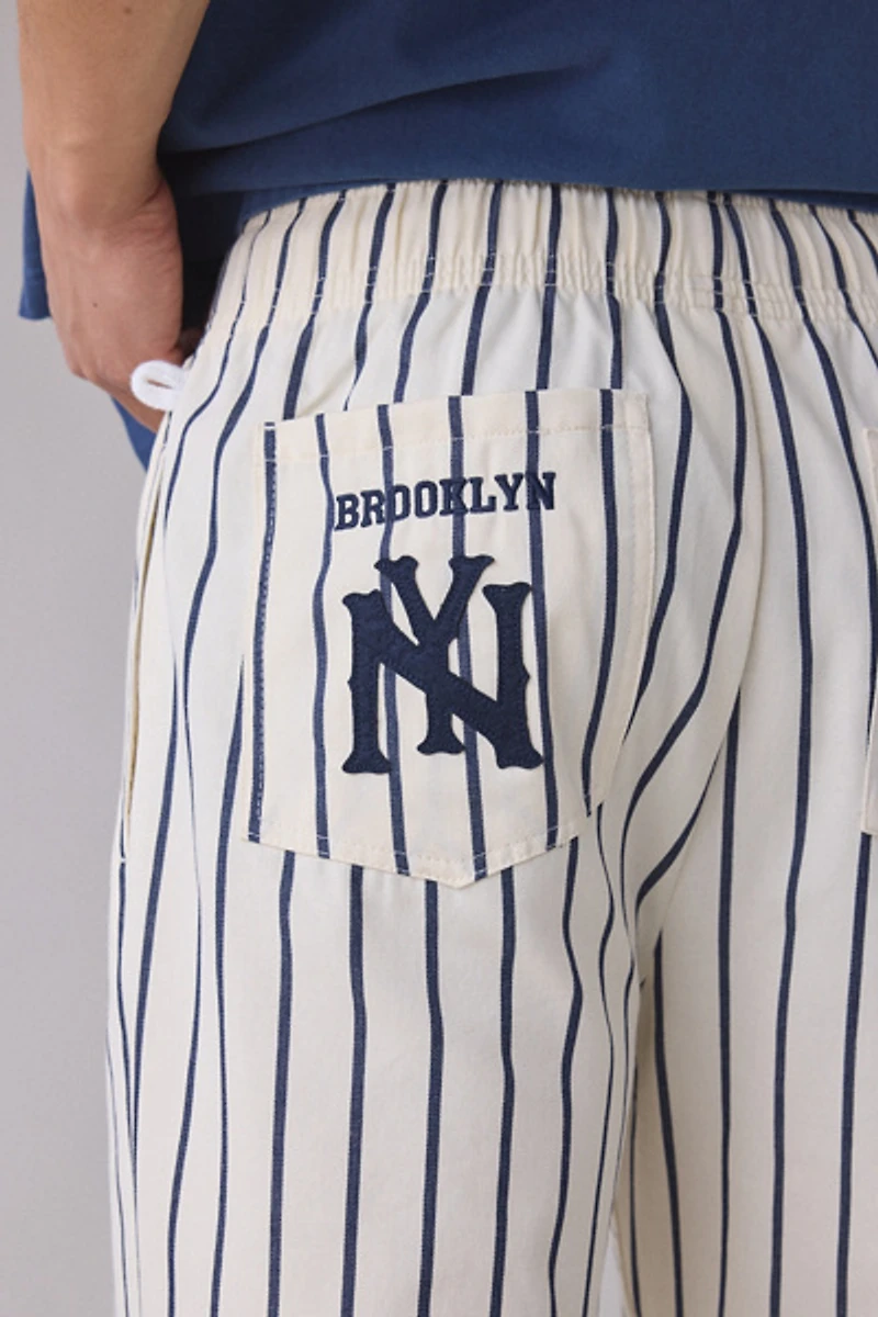 Cookman NLBM Brooklyn Eagles Striped Chef Pants