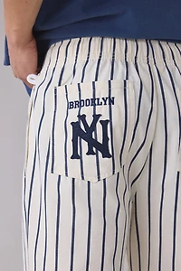 Cookman NLBM Brooklyn Eagles Striped Chef Pants