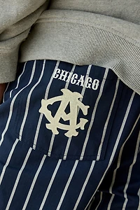 Cookman NLBM Chicago American Giants Pinstripe Semiwide Chef Pants
