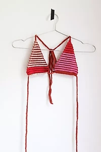 MARVES new york Upcycled Crochet Bikini Top No. 25