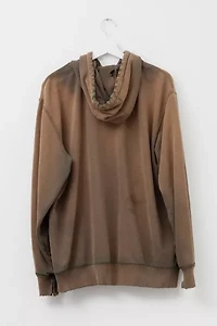 Vintage Y2K Carhartt Heavily Distressed Brown Hoodie Sweatshirt