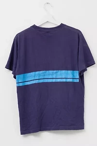 Vintage 1970s University of Washington Huskies Distressed Blue Cotton Graphic T-Shirt Made in USA