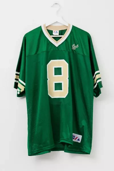 Vintage 1990s SFU Bulls Green Football Jersey Made in USA
