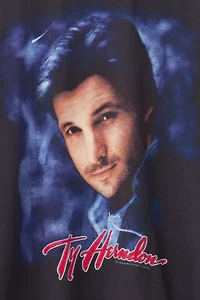 Vintage 1990s Ty Herndon Picture Graphic County Music T-Shirt Made in USA