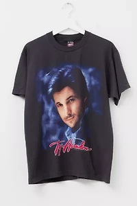 Vintage 1990s Ty Herndon Picture Graphic County Music T-Shirt Made in USA