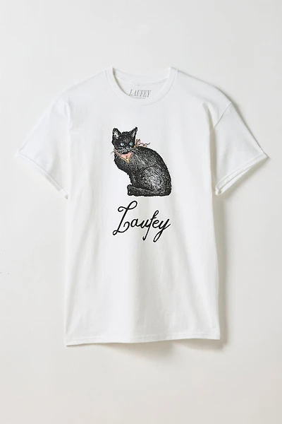Laufey Black Cat Graphic Tee
