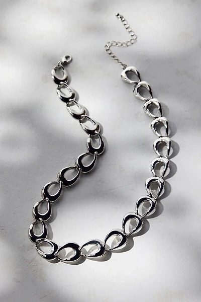 Geo Oval Chain Necklace
