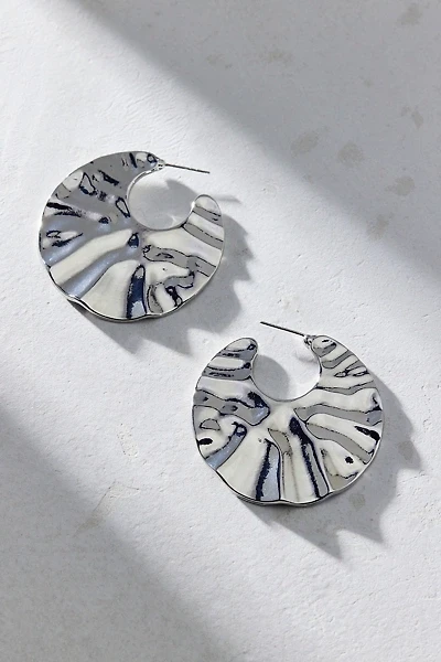 I'll Take It Molten Metal Hoop Earring