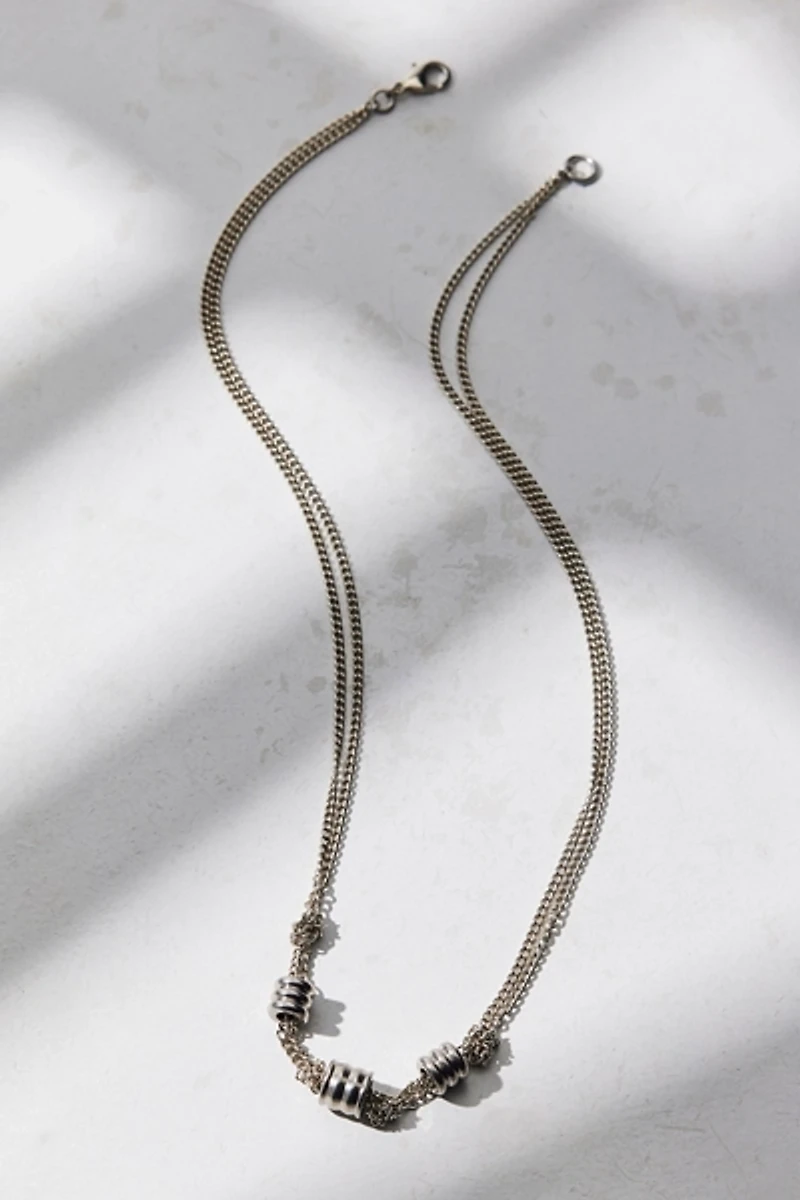 Nash Double-Chain Necklace
