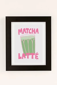 AthenesAtelier Matcha Latte Art Print
