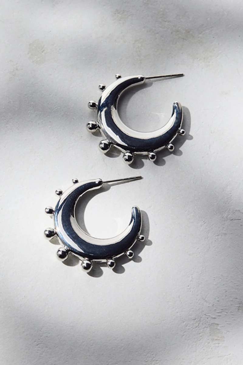 Space Out Chunky Hoop Earring