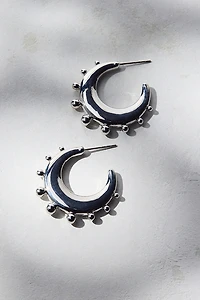 Space Out Chunky Hoop Earring