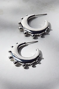 Space Out Chunky Hoop Earring