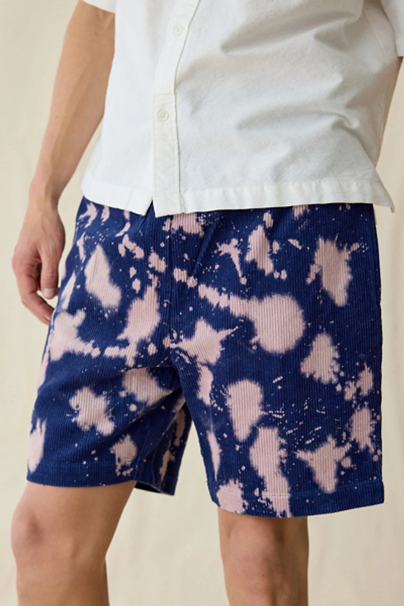 Cookman Bleach Dye Corduroy Chef Shorts