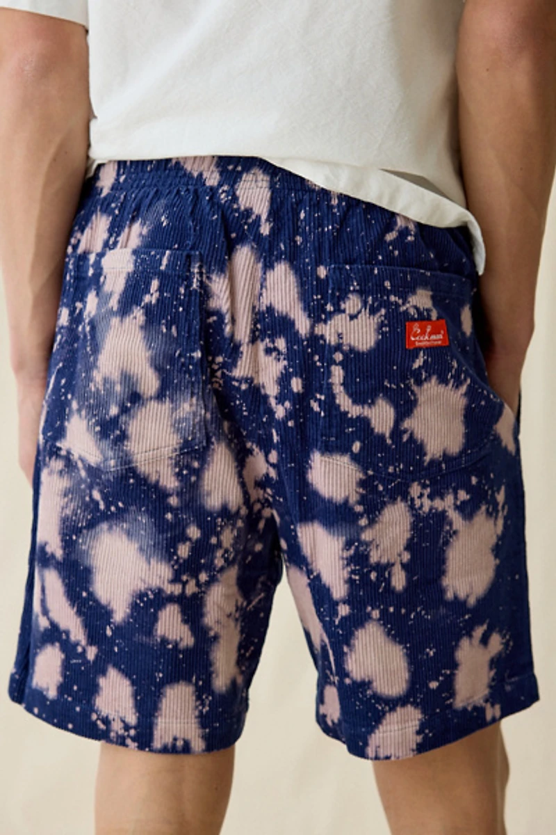 Cookman Bleach Dye Corduroy Chef Shorts