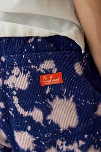 Cookman Bleach Dye Corduroy Chef Shorts