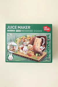 POP MART The Monsters Forest Secret Base Series Juice Maker Labubu Figure Block Set