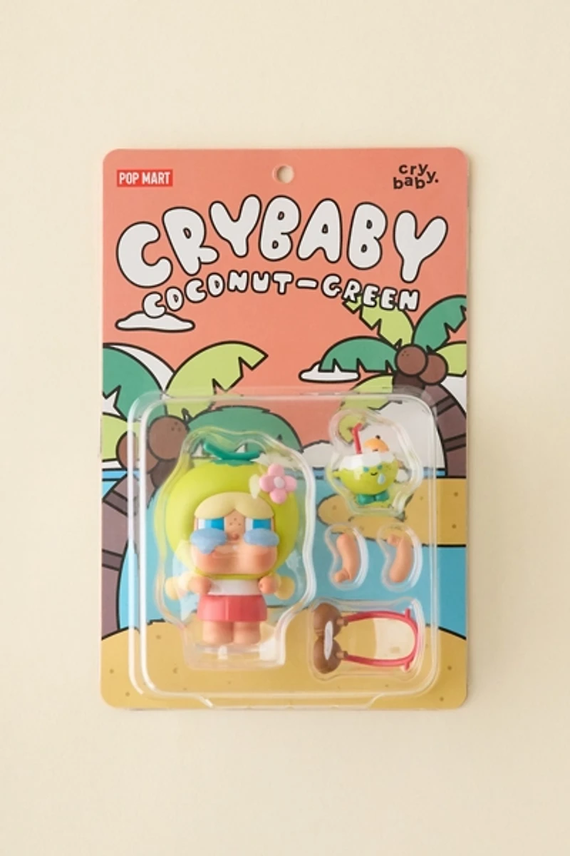 POP MART CRYBABY Green Coconut Figure
