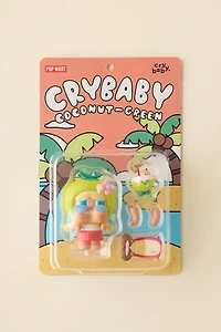 POP MART CRYBABY Green Coconut Figure