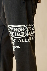 Honor The Gift Not Allowed Graphic Sweatpant