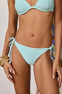 Billabong Crystal Rose Tanlines Tanga Side-Tie Bikini Bottom