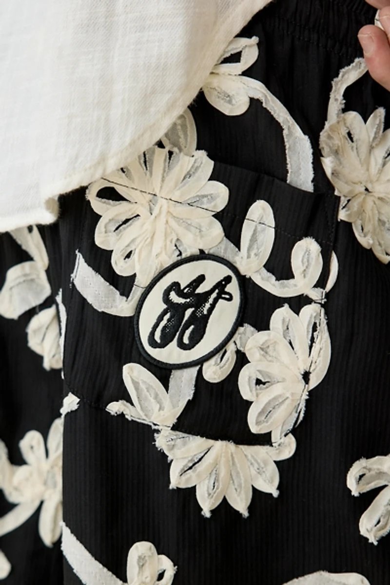 Honor The Gift Floral Ribbon Beach Pants