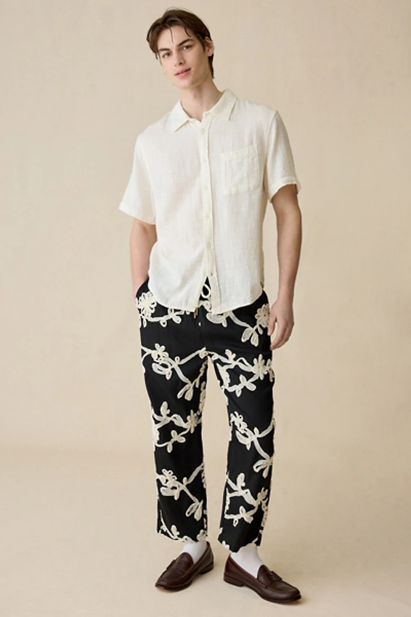 Honor The Gift Floral Ribbon Beach Pants