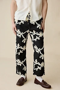 Honor The Gift Floral Ribbon Beach Pants
