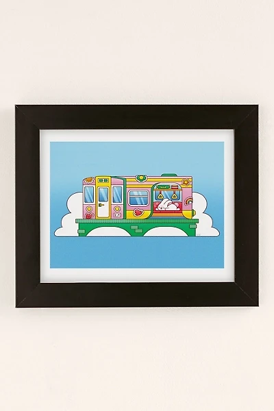 kidnichols Subway Snooze Art Print