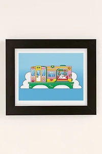 kidnichols Subway Snooze Art Print