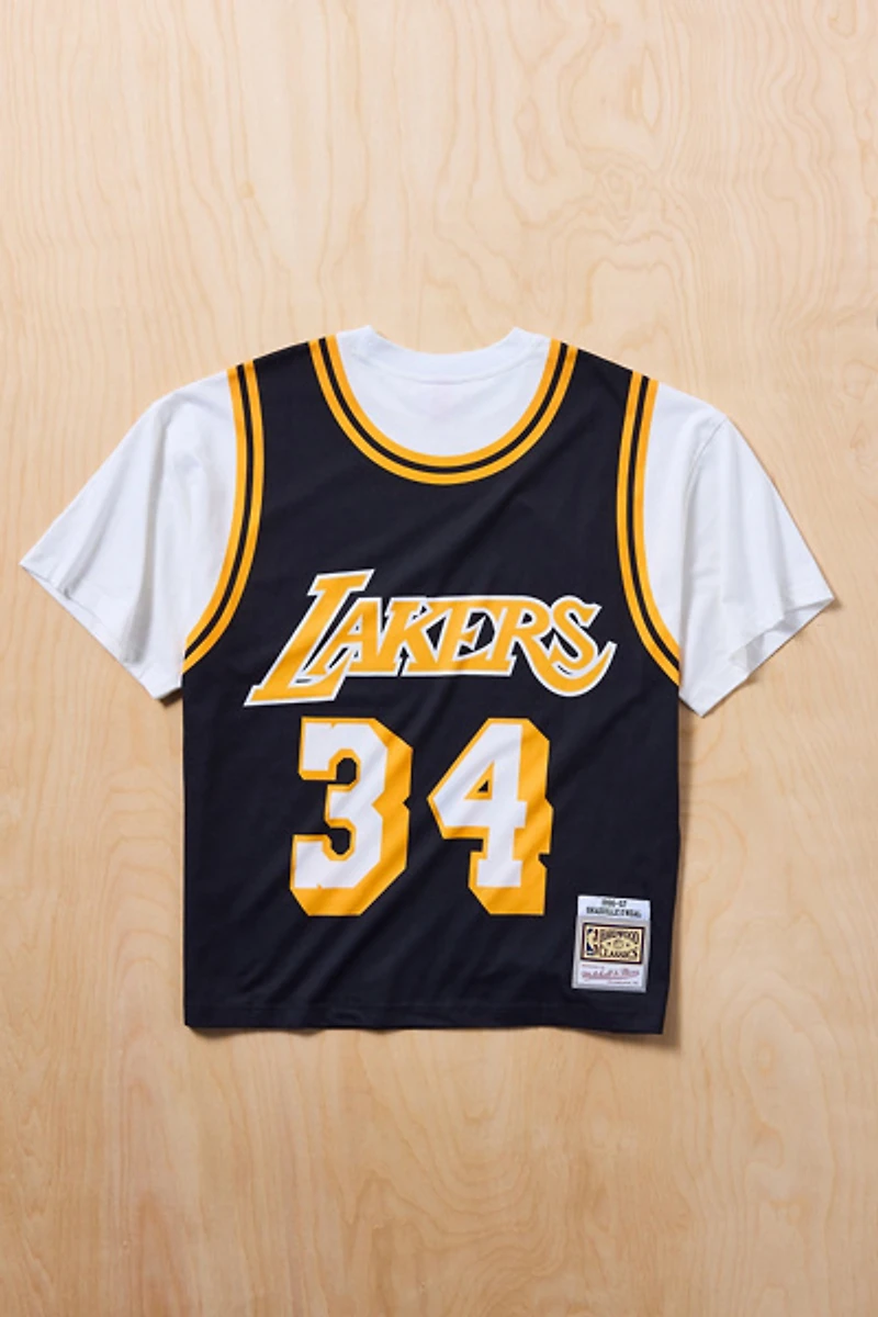 Mitchell & Ness NBA Los Angeles Lakers Shaquille O’Neal Jersey Graphic Tee