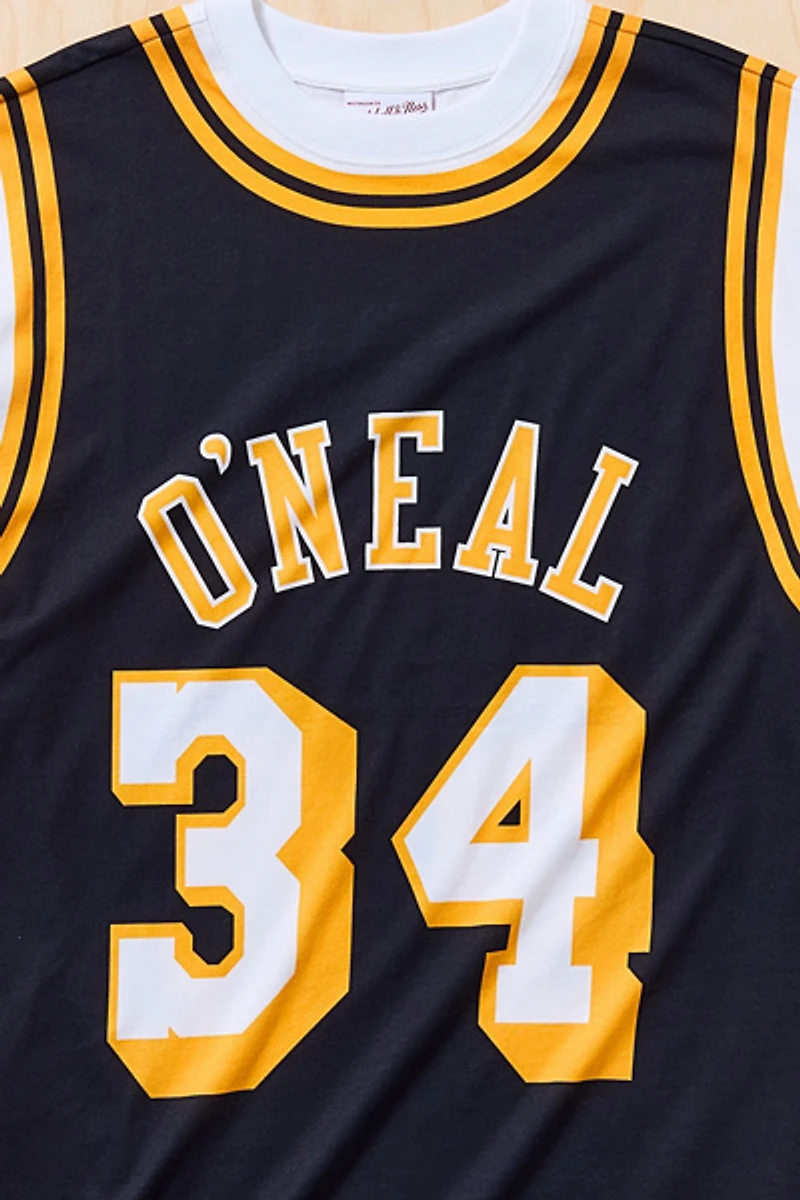 Mitchell & Ness NBA Los Angeles Lakers Shaquille O’Neal Jersey Graphic Tee