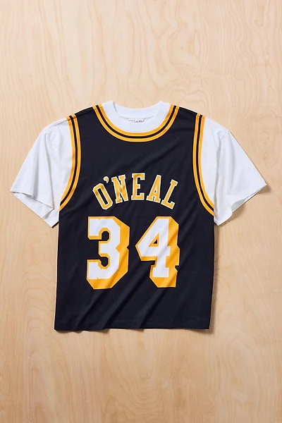Mitchell & Ness NBA Los Angeles Lakers Shaquille O’Neal Jersey Graphic Tee