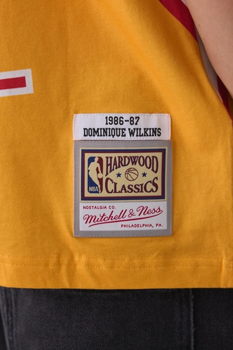 Mitchell & Ness NBA Atlanta Hawks Dominique Wilkins Jersey Graphic Tee