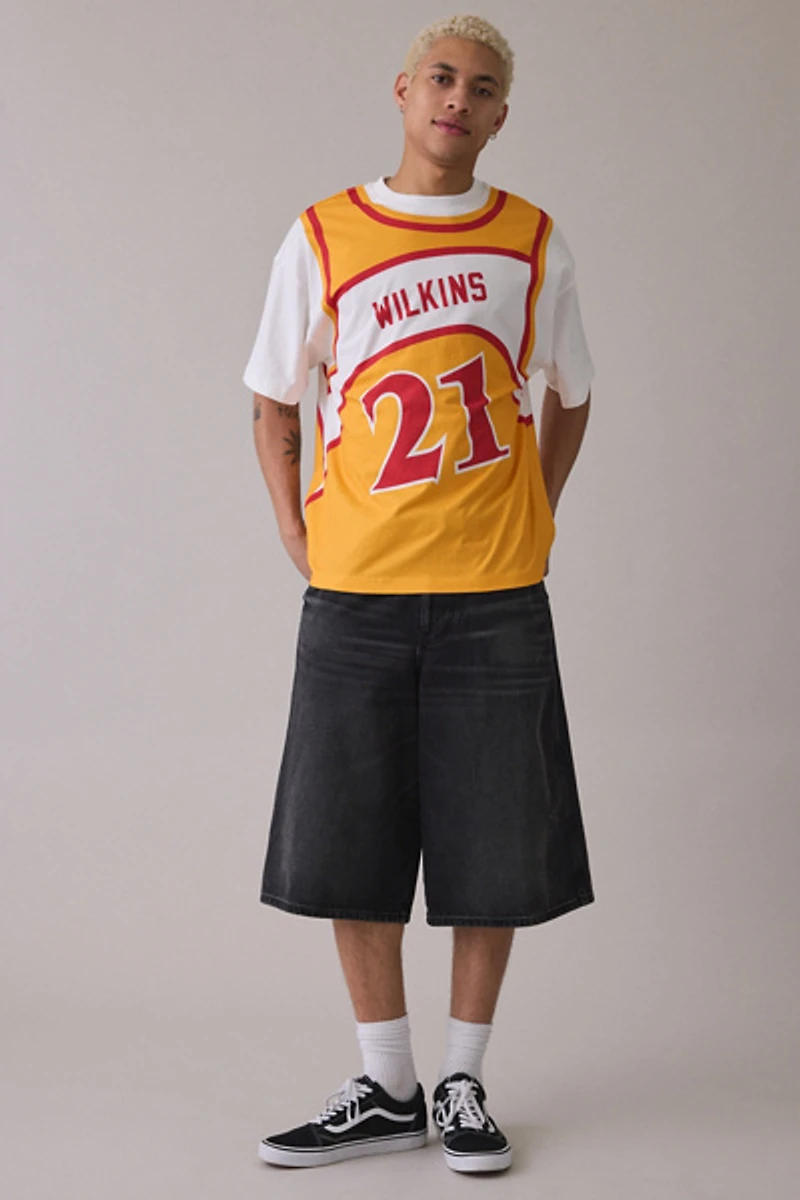 Mitchell & Ness NBA Atlanta Hawks Dominique Wilkins Jersey Graphic Tee