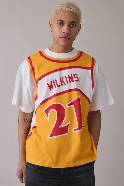 Mitchell & Ness NBA Atlanta Hawks Dominique Wilkins Jersey Graphic Tee