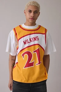Mitchell & Ness NBA Atlanta Hawks Dominique Wilkins Jersey Graphic Tee